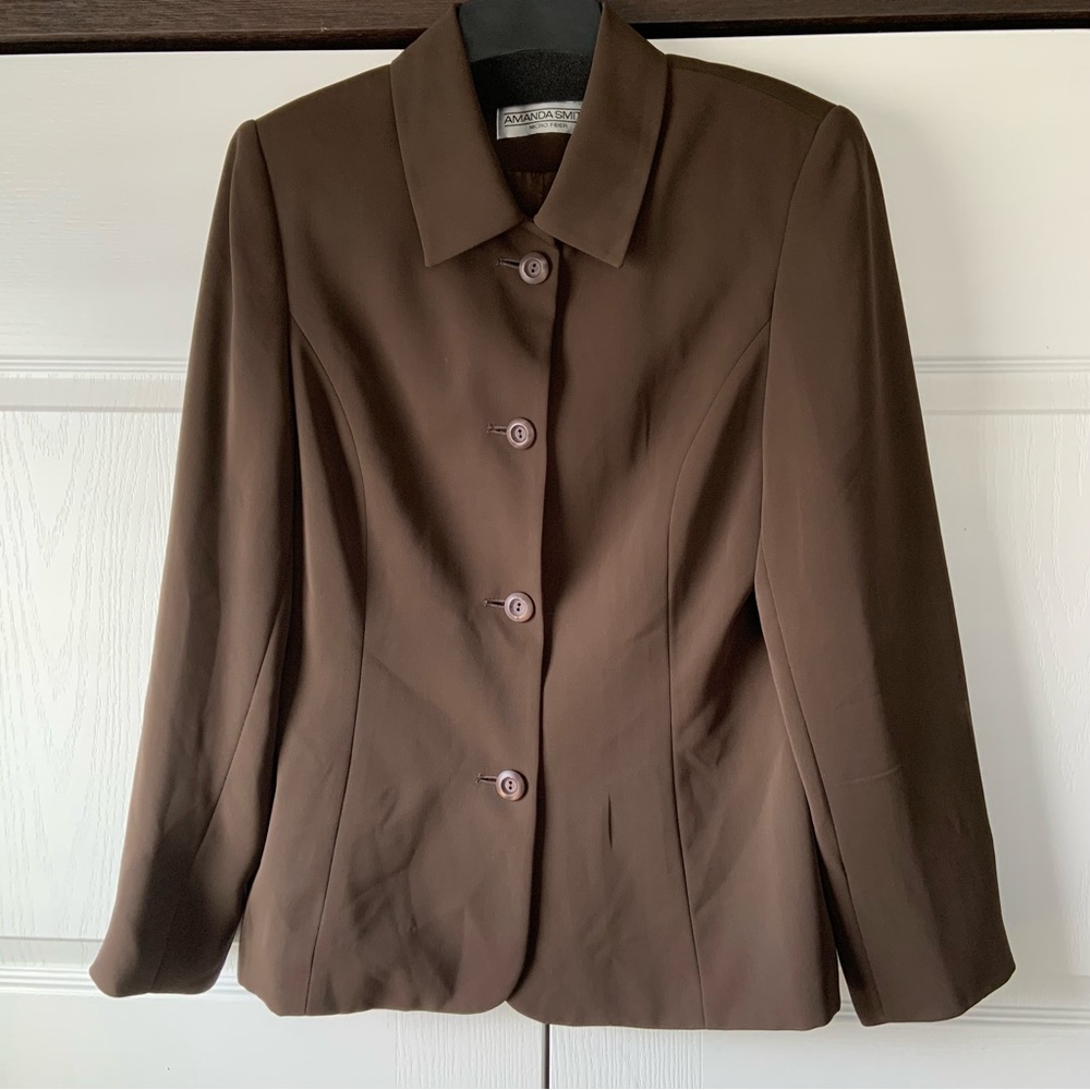 Amanda Smith Chocolate Brown Women's Blazer